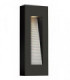 LED 2 Light Outdoor Wall Light Satin Black IP44