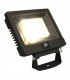 LED Outdoor Flood Light Wall Light, 30W, Black, 3000K, IP65