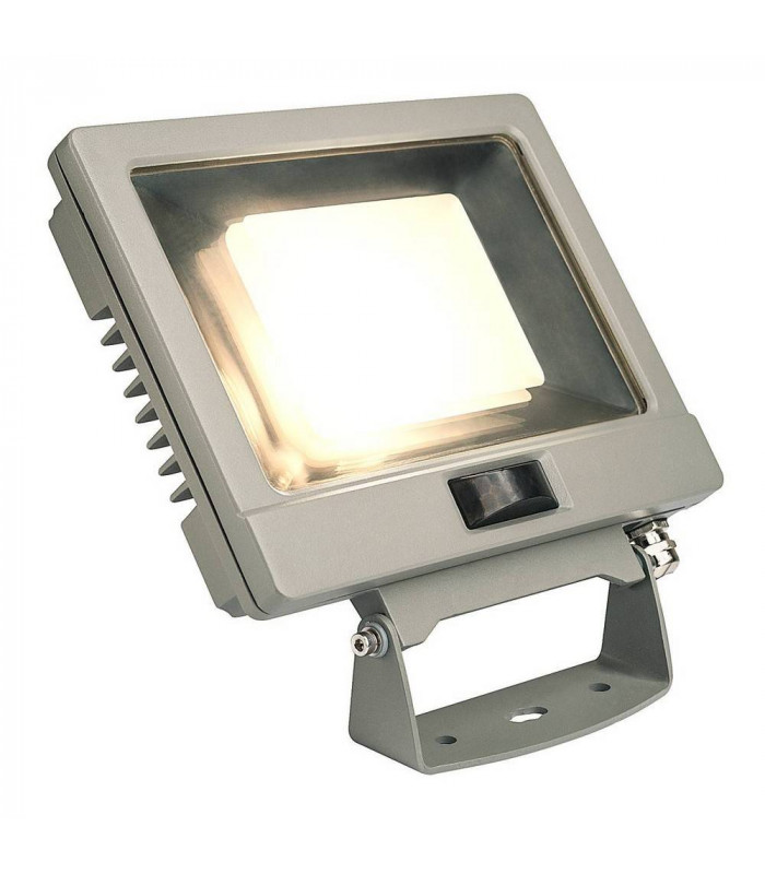 LED Outdoor Flood Light Wall Light, 30W, Silver-Grey, 3000K, IP65