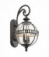 2 Light Outdoor Globe Wall Lantern Light Grey IP44, E14