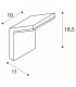 Wall Light, Anthracite, Smd Led, 3000K, Ip44
