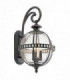 3 Light Outdoor Globe Wall Lantern Light Grey IP44, E14