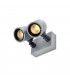 Outdoor 2 Light Spot, Silver-Grey, Gu10, Ip55