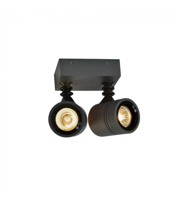 Outdoor 2 Light Spot, Anthracite, Gu10, Ip55