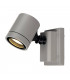 1 Light Wall Light, Silver-Grey, Gu10, Ip55