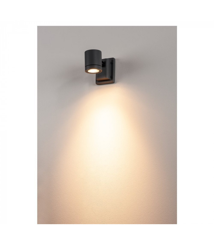 1 Light Wall Light, Anthracite, Gu10, Ip55