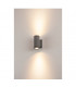 2 Light Wall Light, Anthracite, Gu10, Max 35W, Ip55