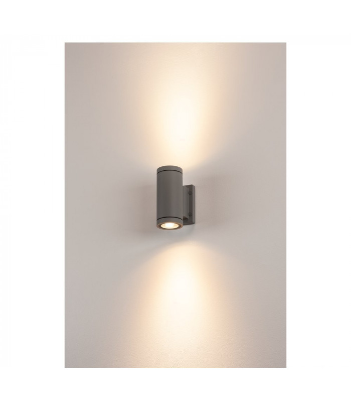 2 Light Wall Light, Anthracite, Gu10, Max 35W, Ip55