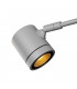 1 Light Picture Wall Light Straight, Silver-Grey, Gu10, Ip55