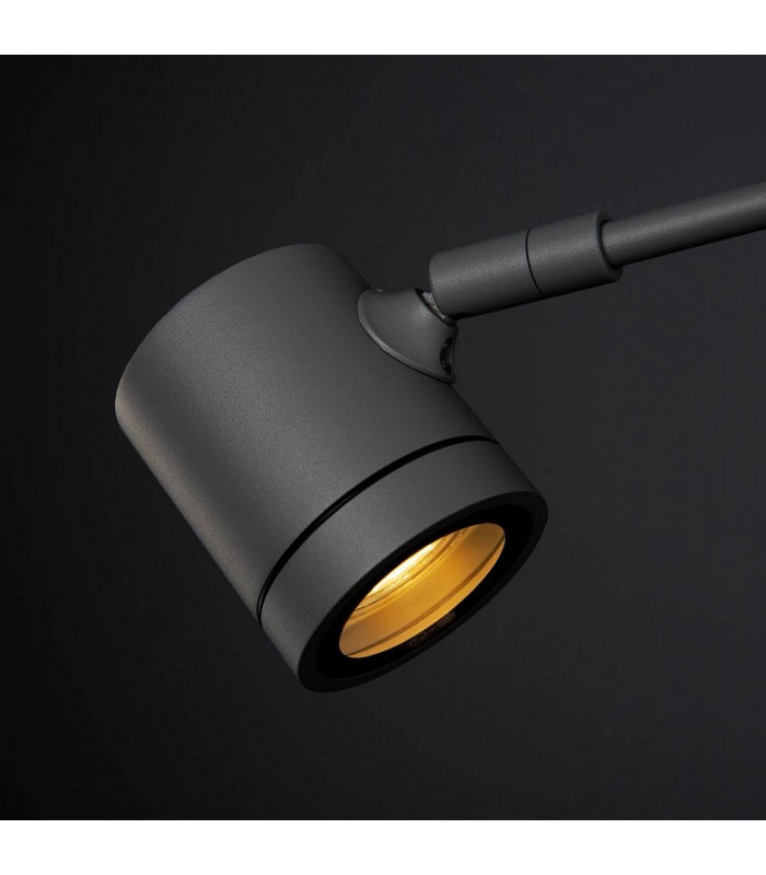 1 Light Picture Wall Light Straight, Anthracite, Gu10, Ip55
