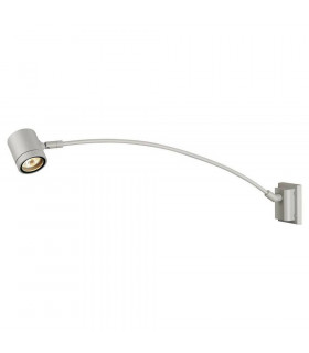 1 Light Picture Wall Light Curve, Silver-Grey, Gu10, Ip55