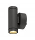 Wall Light, Sandy Anthracite, 2X6W Led, 3000K, IP55