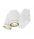 Wall Light, Sandy White, 2X8W Led, 3000K, IP55