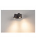 Wall Light, Sandy Anthracite, 2X8W Led, 3000K, IP55