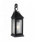 1 Light Outdoor Small Wall Lantern Light Weathered Zinc IP44, E27