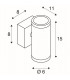 2 Light Round, Stainless Steel 304, 35W Max., Ip44, GU10