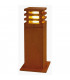 Square Floor Stand, Rusted Iron, 8.6W Cob Led, 3000K, Ip55