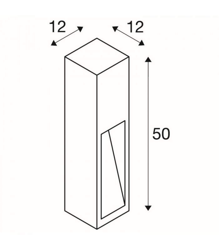 Floor Stand, Rusted Iron, 8.6W Cob Led, 3000K, Ip55