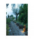 Floor Stand, Rusted Iron, 8.6W Cob Led, 3000K, Ip55
