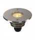 LED Ground Light Fitting, Round, Stainless Steel 316, 3000K, 12-25V, Ip67