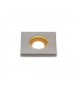 Ground Light Fitting, Square, Stainless Steel 316, 2W Led, 3000K,, IP67