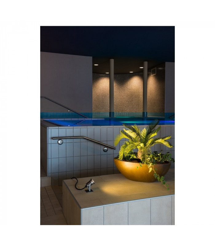 Led Projector Light, Stainless Steel 316, 3000K, 230V, IP67