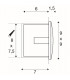 Recessed Wall Light, Anthracite, Smd Led 3000K, Ip55