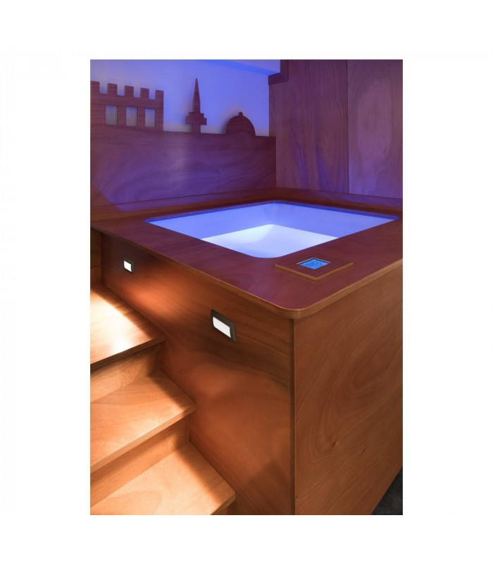 Recessed Wall Light, Anthracite, Smd Led 3000K, Ip55