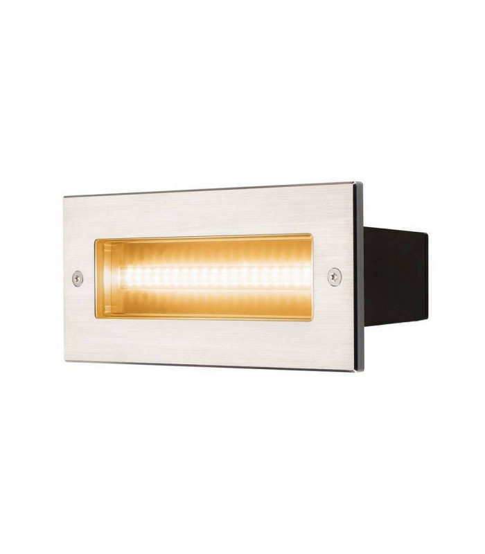 Outdoor Recessed Wall Light, Led, 3000K, Stainless Steel, Ip67, 230V, 950Lm 10W