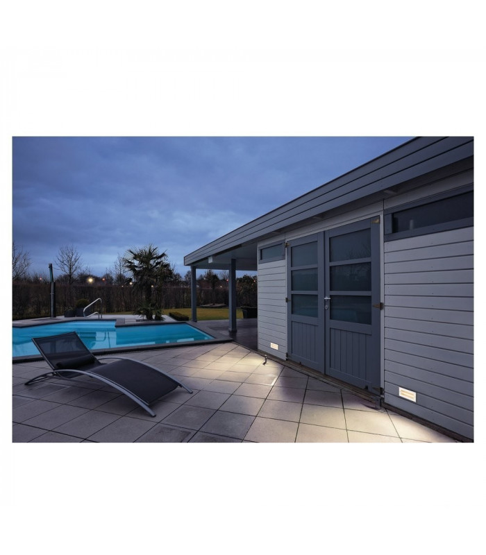 Outdoor Recessed Wall Light, Led, 3000K, Stainless Steel, Ip67, 230V, 950Lm 10W