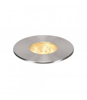 LED Ground Light Fitting, Round, 17W, 24d, 3000K, IP67