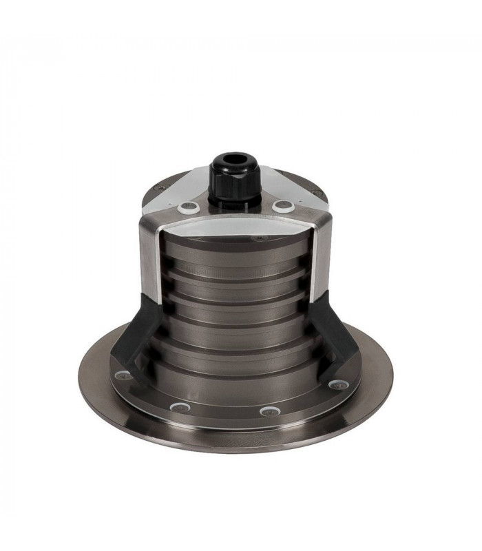 LED Ground Light Fitting, Round, 17W, 24d, 3000K, IP67