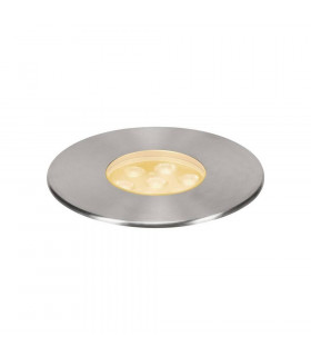 LED Ground Light Fitting, Round, 17W, 60d, 3000K, IP67