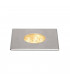 LED Ground Light Fitting, Square, 10W, 24d, 3000K, IP67