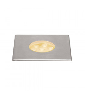 LED Ground Light Fitting, Square, 17W, 60d, 3000K, IP67