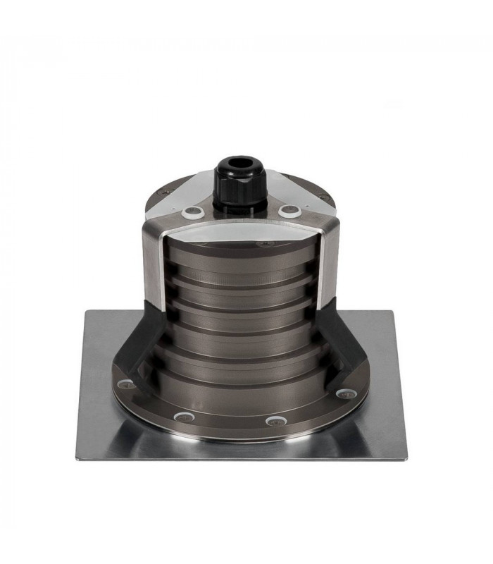 LED Ground Light Fitting, Square, 17W, 60d, 3000K, IP67