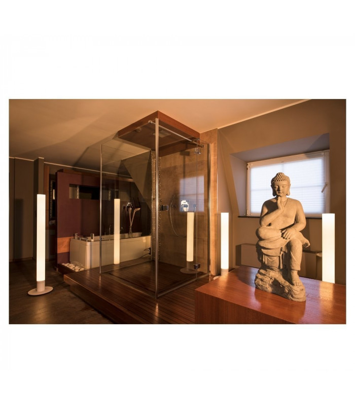Floor Stand, Led, 2700K, White, H 10, 140 cm, IP55