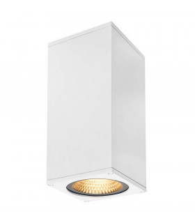 Outdoor Wall Light, Double-Headed, Led, 3000K, Flood Up, Down, White, W, H, D 13, 27.5, 13.5 cm, IP44