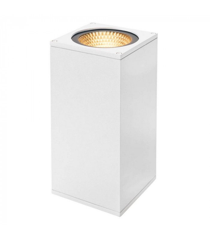 Outdoor Wall Light, Double-Headed, Led, 3000K, Flood Up, Down, White, W, H, D 13, 27.5, 13.5 cm, IP44