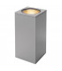 Outdoor Wall Light, Double-Headed, Led, 3000K, Flood Up, Down, Silver-Grey, W, H, D 13, 27.5, 13.5 cm, IP44
