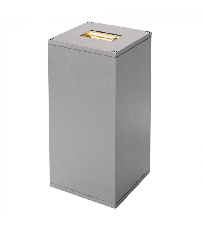 Outdoor Wall Light, Double-Headed, Led, 3000K, Flood Up, Beam Down, Silver-Grey, W, H, D 13, 29, 13.5 cm, IP44