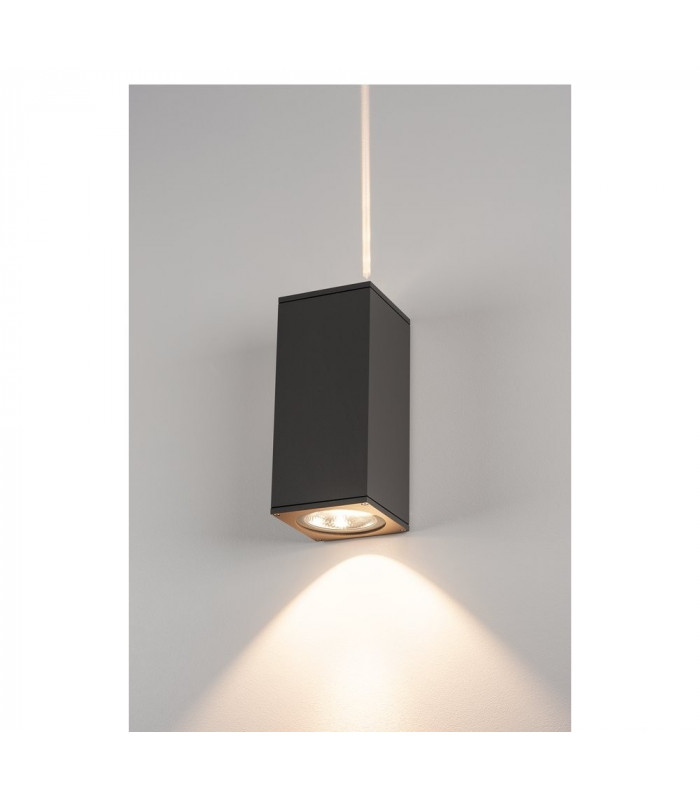 Outdoor Wall Light, Double-Headed, Led, 3000K, Flood Up, Beam Down, Anthracite, W, H, D 13, 29, 13.5 cm, IP44