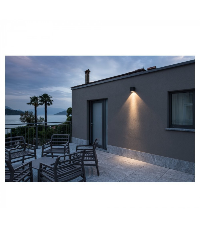 Outdoor Wall Light, Flood Down, Led, 3000K, Anthracite, W, H, D 13, 14, 13.5 cm, IP44