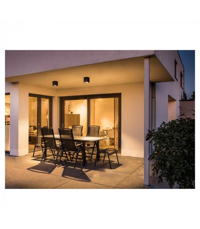 Outdoor Ceiling Light, Led, 3000K, Anthracite, IP44