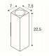 2 Light Outdoor Wall Light, Natural Aluminium, Ip44, GU10