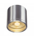 1 Light Outdoor Ceiling Light, Brushed Aluminium, Ip44, GU10