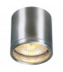 1 Light Outdoor Ceiling Light, Brushed Aluminium, Ip44, GU10