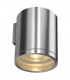1 Light Outdoor Wall Light, Brushed Aluminium, Ip44, GU10