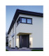 1 Light Outdoor Wall Light, Brushed Aluminium, Ip44, GU10