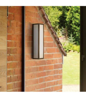 Outdoor Wall 2 Light Black IP44, E14
